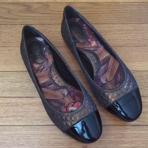 Brand new! Black & Brown Flats, Size 8.5